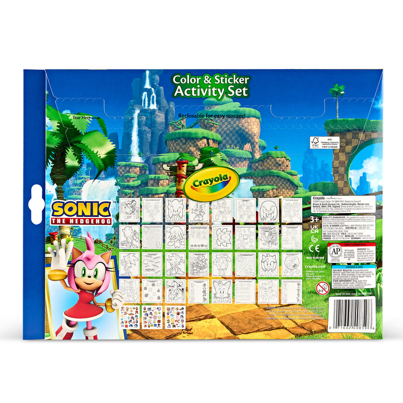 Color & Sticker Activity Set Sonic