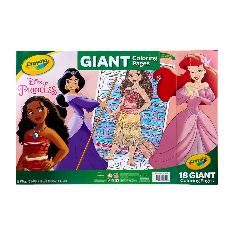 Giant Coloring Pages Princess Crayola