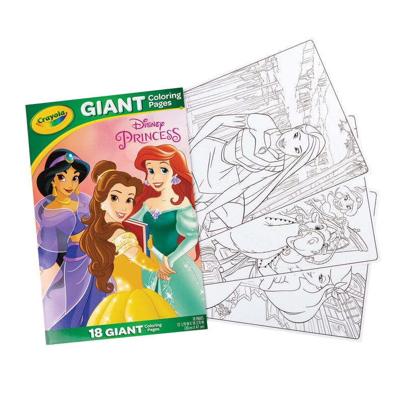 Giant Coloring Pages Princess Crayola