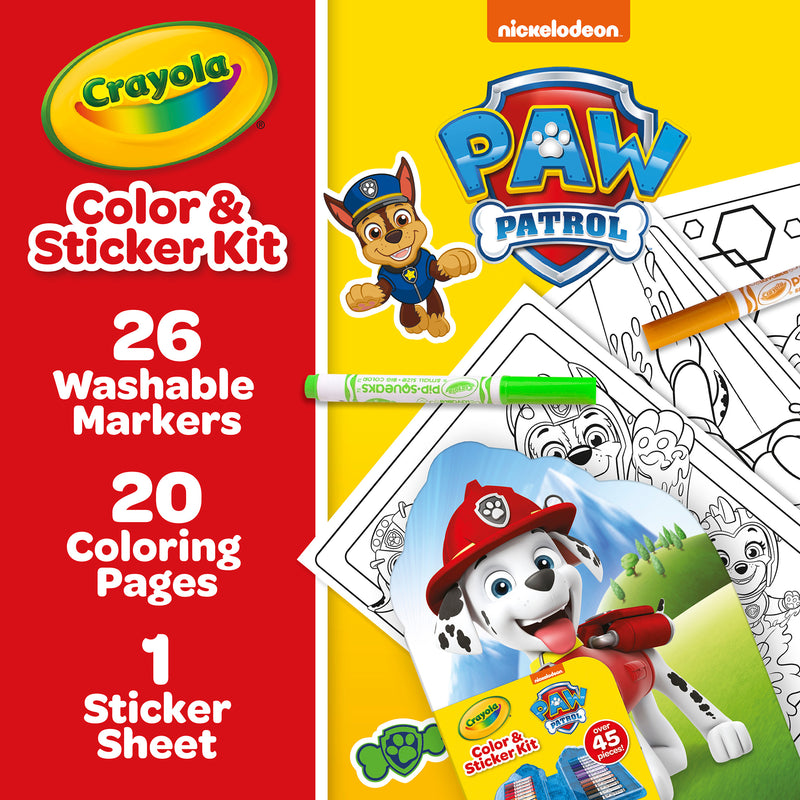 Color & Sticker Kit, Paw Patrol