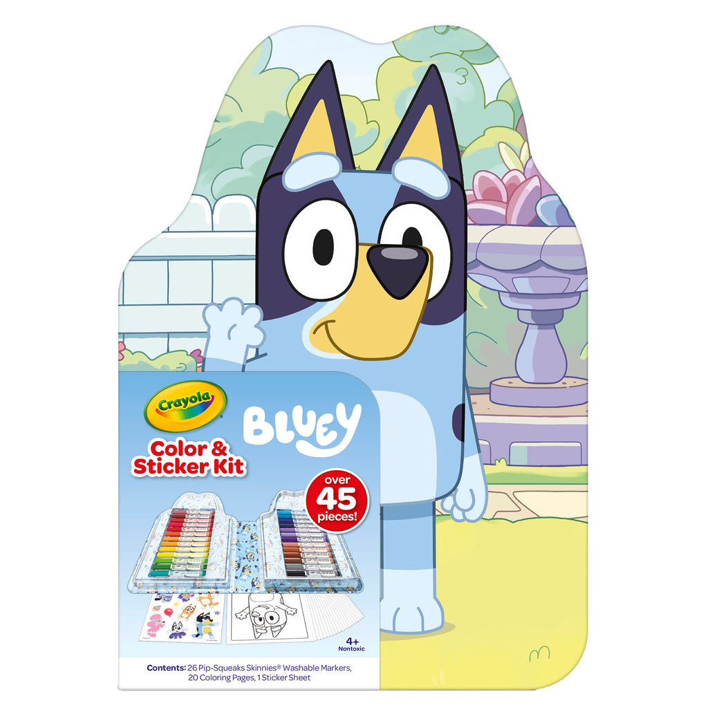 Color & Sticker Kit, Bluey