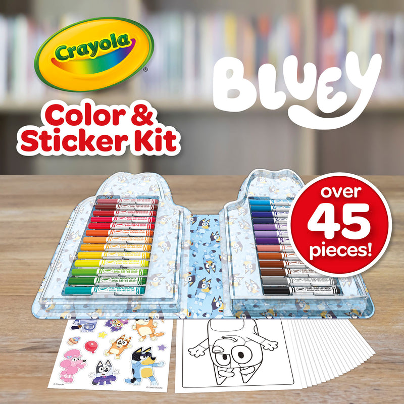 Color & Sticker Kit, Bluey