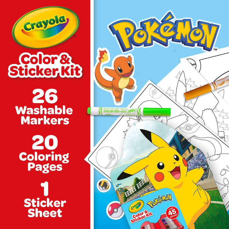 Color & Sticker Kit, Pokemon