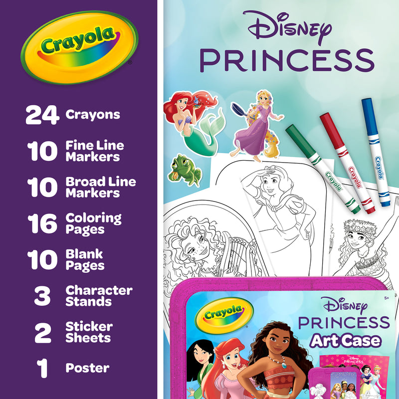 Coloring Art Case, Disney Princess