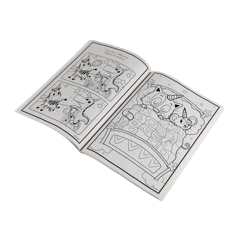 Uni-creatures 96-page Coloring Book