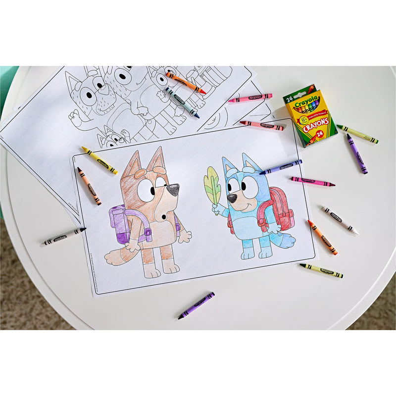 Crayola Giant Coloring Pages Bluey