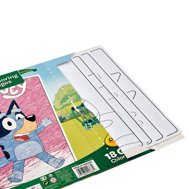 Crayola Giant Coloring Pages Bluey