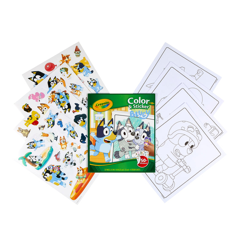 Crayola Color & Sticker Bluey