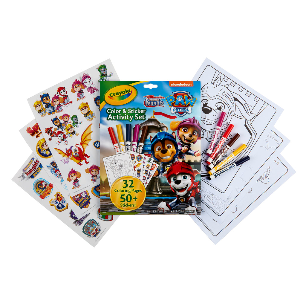 Paw Patrol Color & Sticker Activity