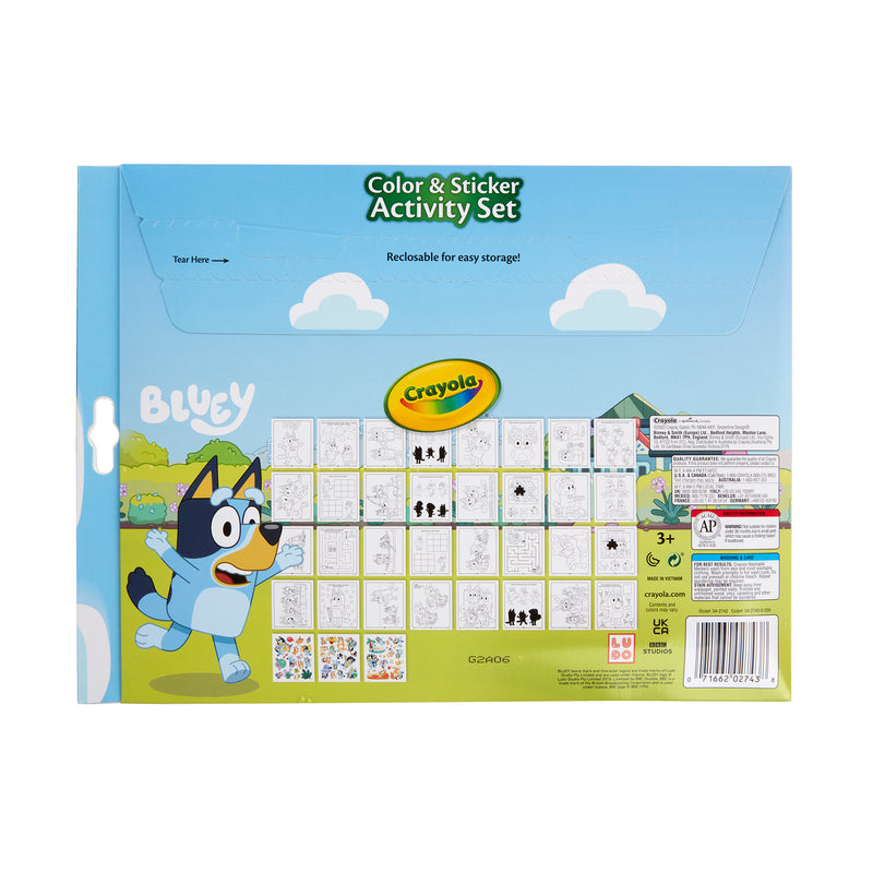 Bluey Crayola Color & Sticker Activity Set
