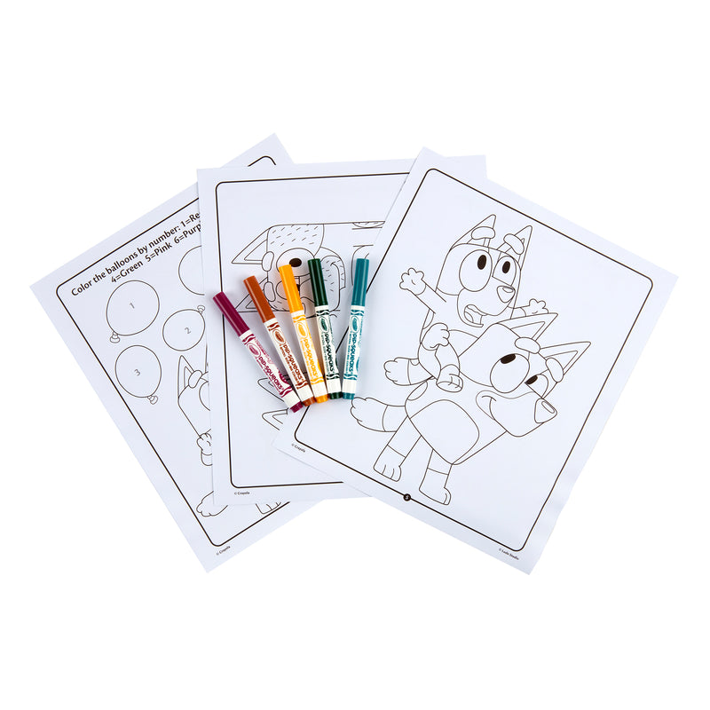 Bluey Crayola Color & Sticker Activity Set