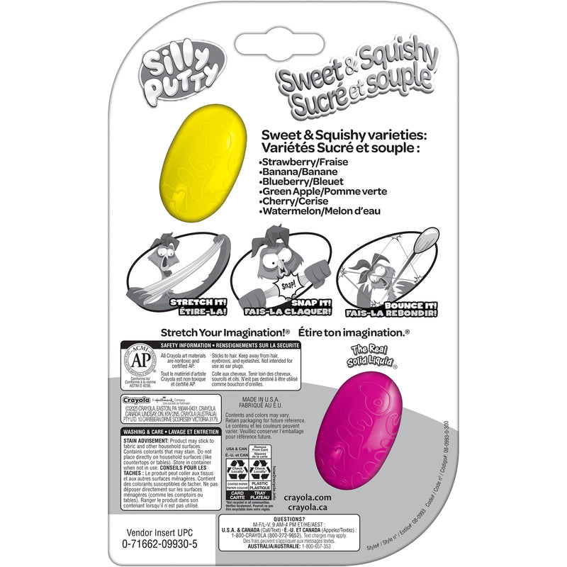 Silly Putty Sweet & Squishy Eggs, 2 Per Pack, 4 Packs