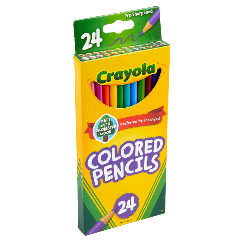 (36 Bx) Crayola Color Pencils 24pk