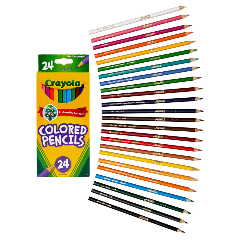 (36 Bx) Crayola Color Pencils 24pk