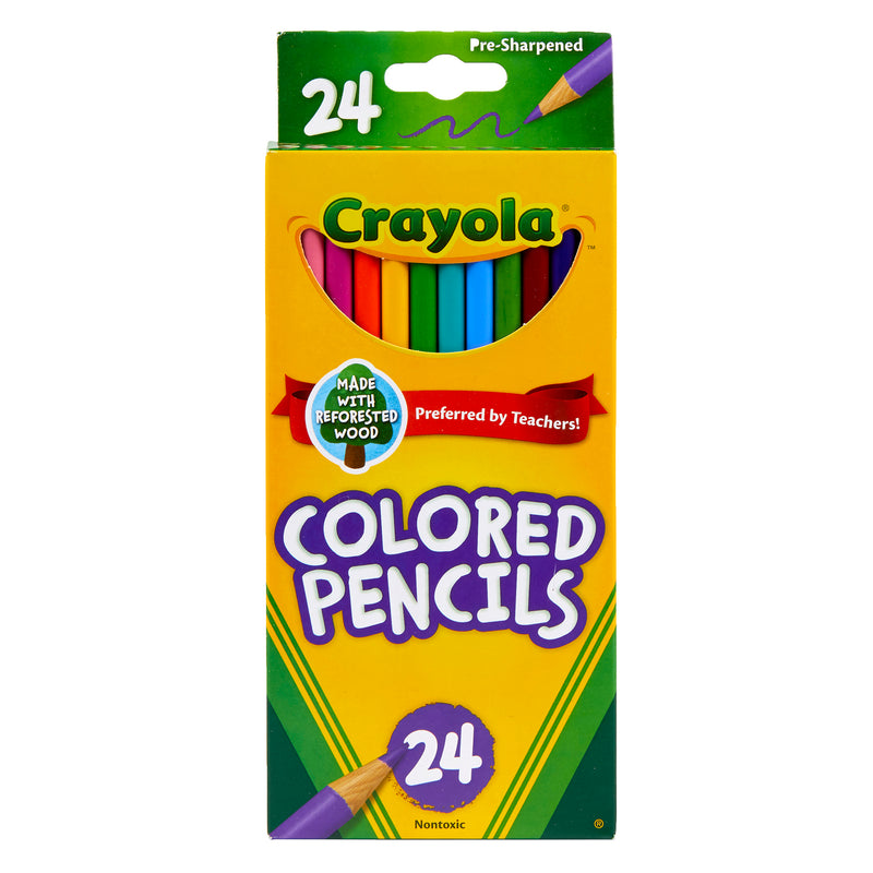 (36 Bx) Crayola Color Pencils 24pk