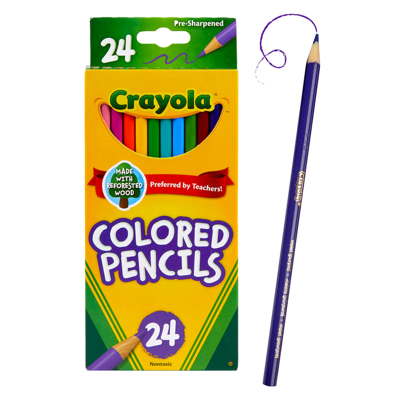 (36 Bx) Crayola Color Pencils 24pk