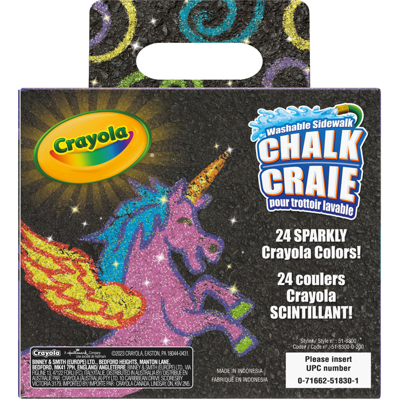 Crayola 24ct Glitter Chalk
