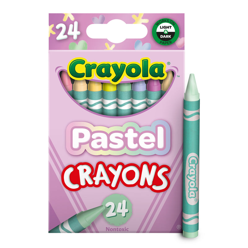 Crayola Pastel Crayons 24 Colors