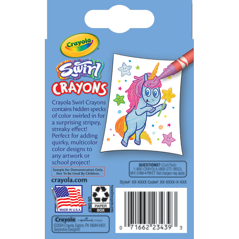 24ct Swirl Crayons Crayola