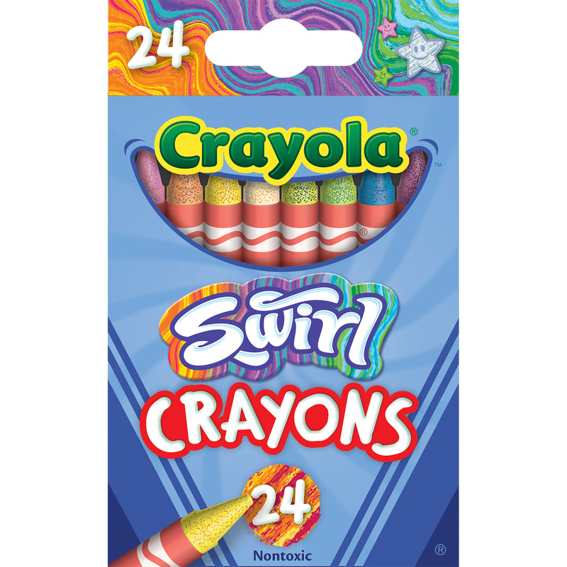 24ct Swirl Crayons Crayola