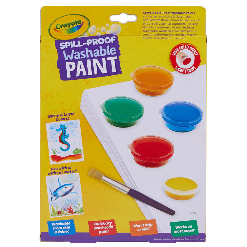 Spill-proof Washable Paint Kit