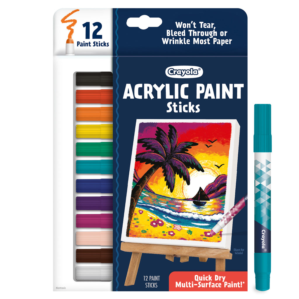 12ct Acrylic Paint Doodle Sticks