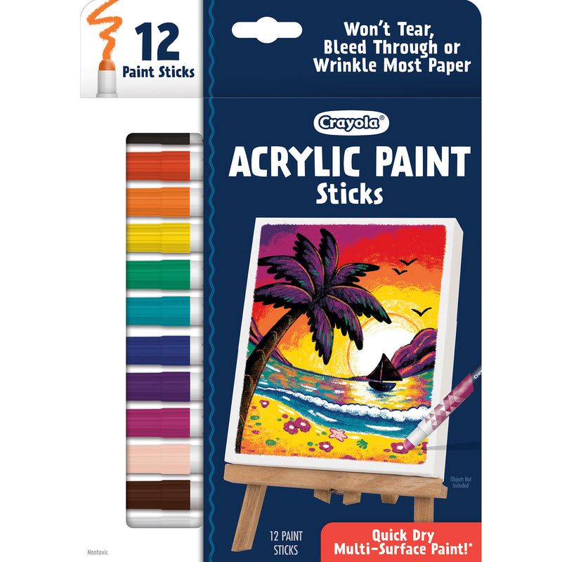 12ct Acrylic Paint Doodle Sticks