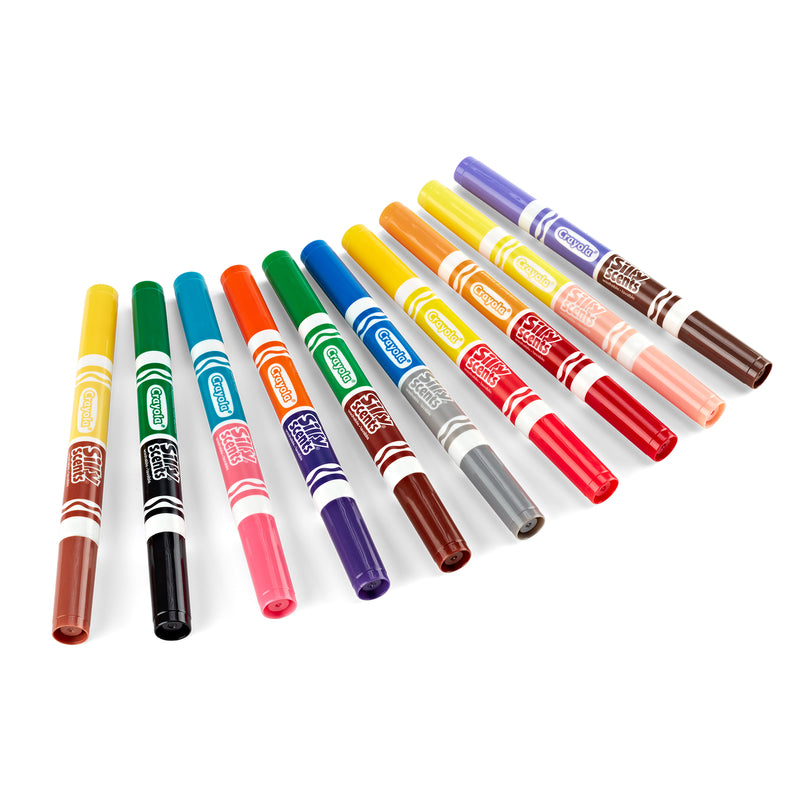 10ct Dual Markers Silly Scents Smash Ups Washable