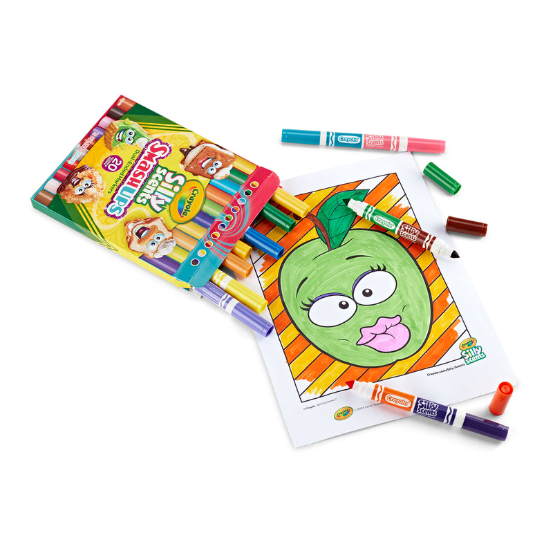 10ct Dual Markers Silly Scents Smash Ups Washable