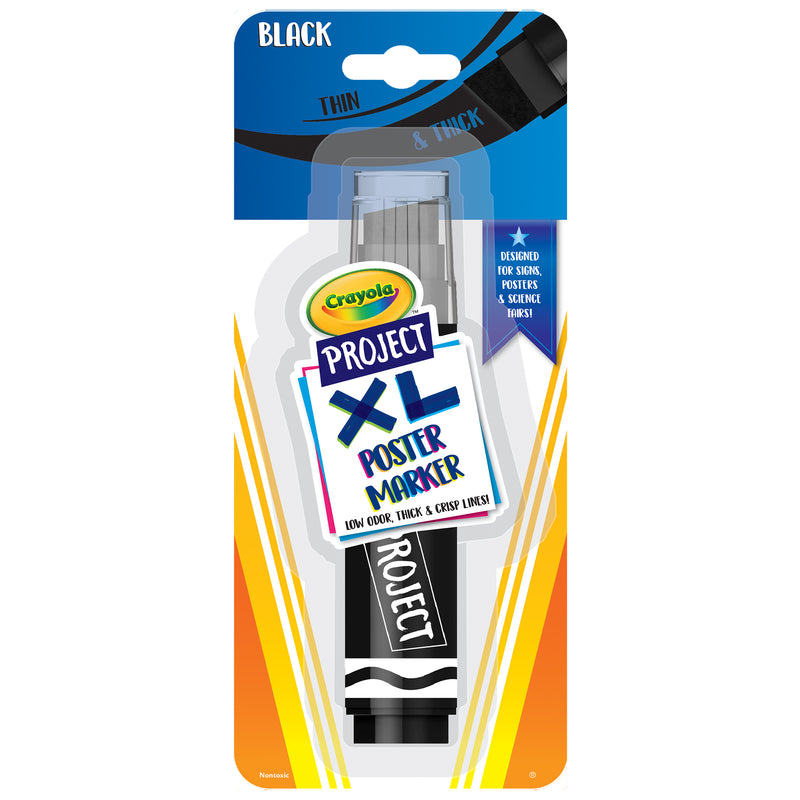 (3 Ea) Project Xl Poster Marker Blk