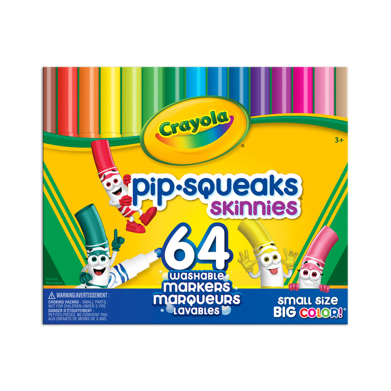 64ct Markers Wash Pipsqueaks Skinnies