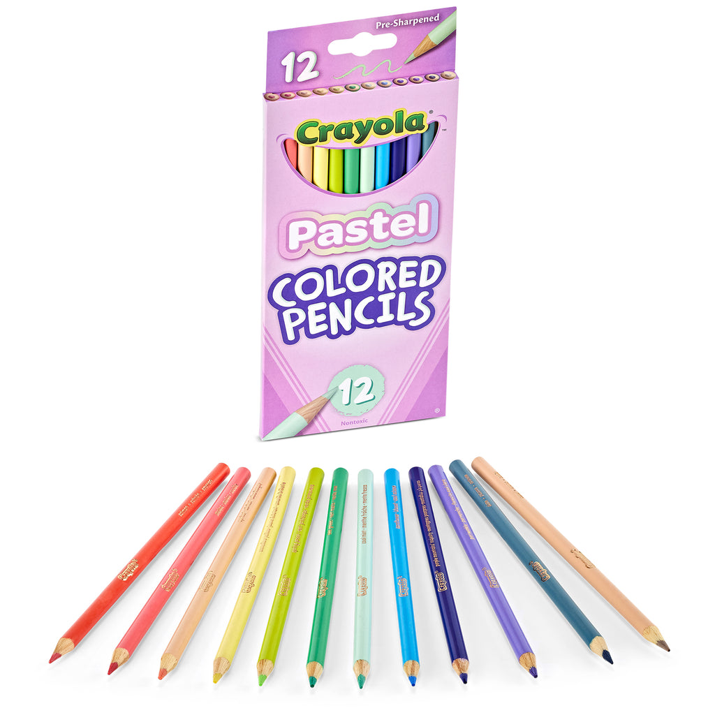 12ct Pastel Colored Pencils Crayola