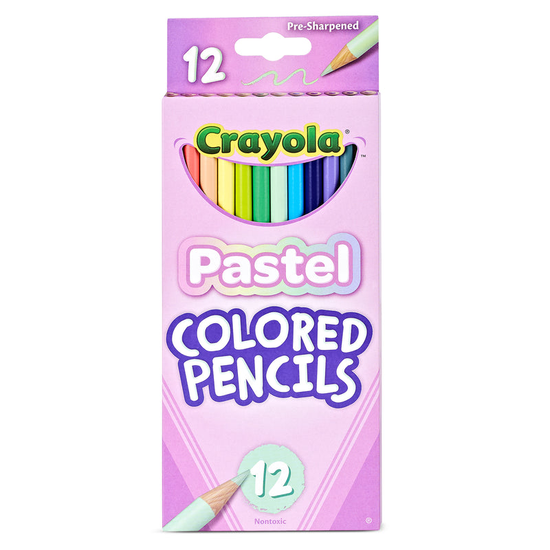 12ct Pastel Colored Pencils Crayola