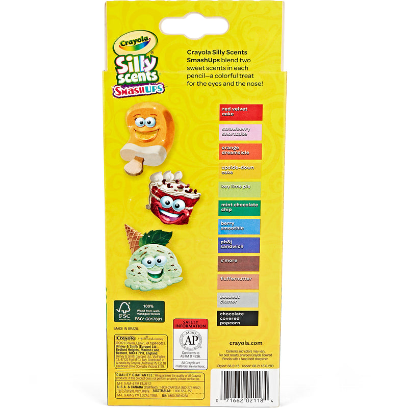 12 Colored Pencil Silly Scents Smash Ups