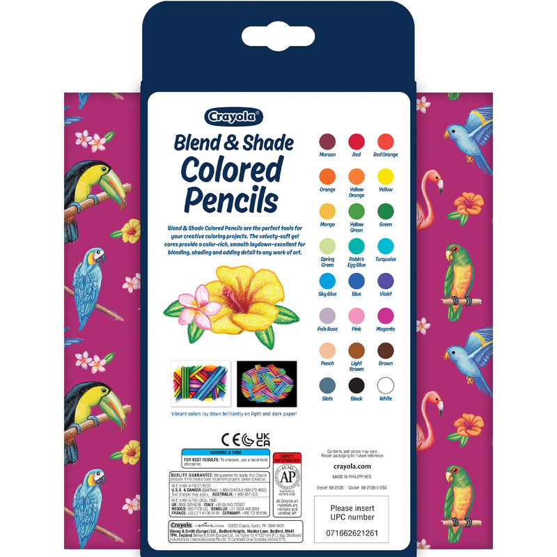 Blend & Shade Colored Pencils, Pack of 24