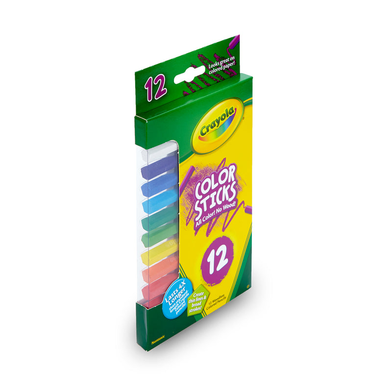 Color Sticks 12 Count All Color No Wood