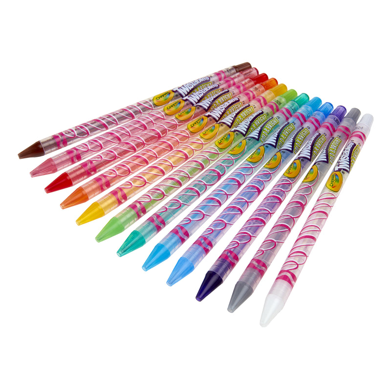 12ct Colored Pencils Twist Bold And Bright
