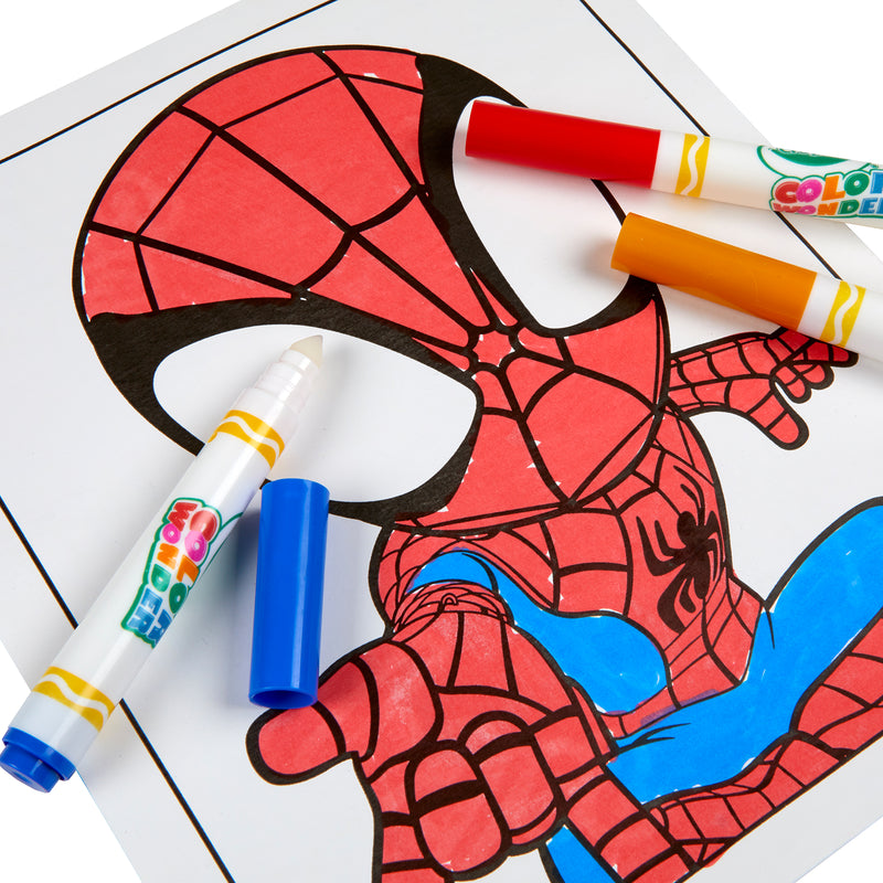 Spidey & Friends Color Pad & Markrs Crayola Color Wonder