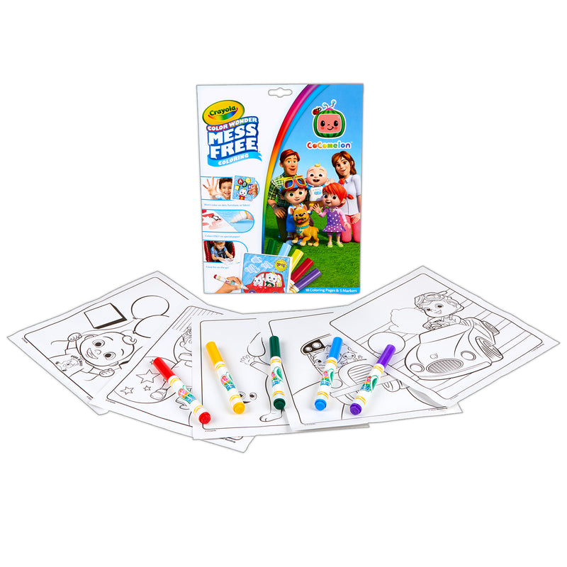 Cocomelon Coloring Pad & Markers Crayola Color Wonder