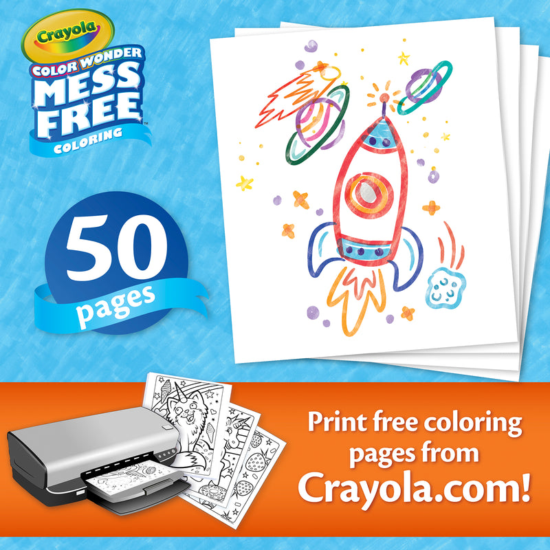 50 Blank Coloring Pages Crayola Color Wonder