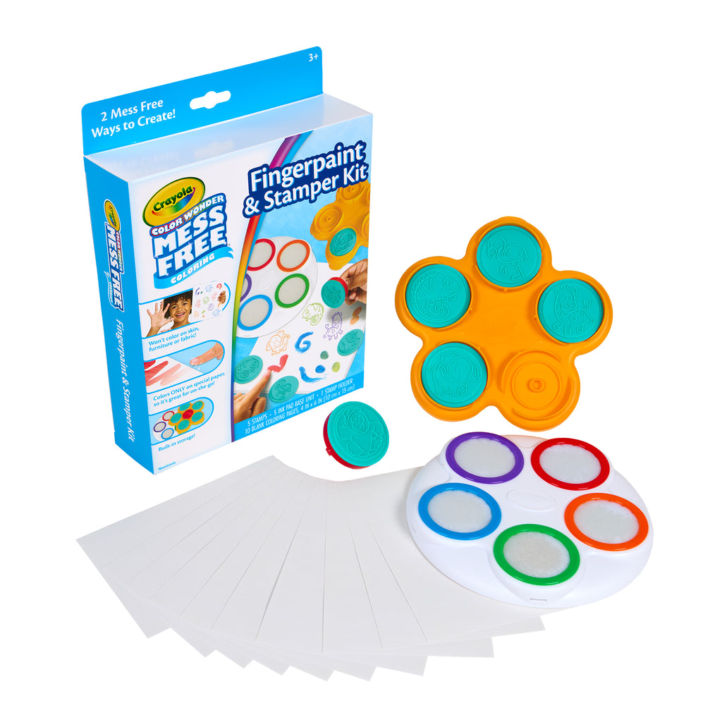 Color Wonder Fingerpaint Stamper Kt