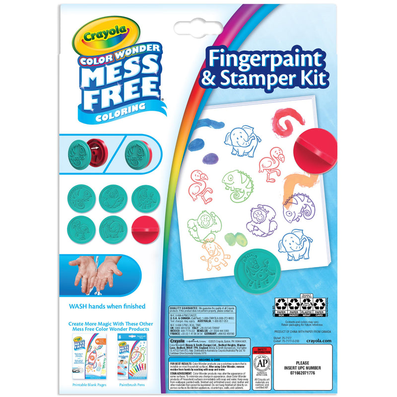 Color Wonder Fingerpaint Stamper Kt