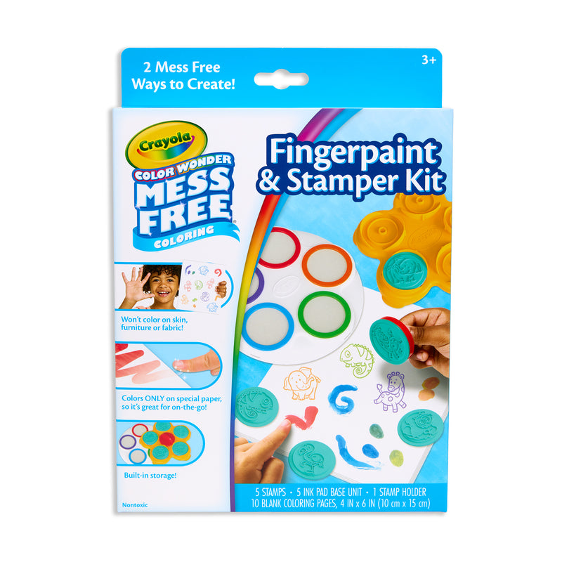 Color Wonder Fingerpaint Stamper Kt