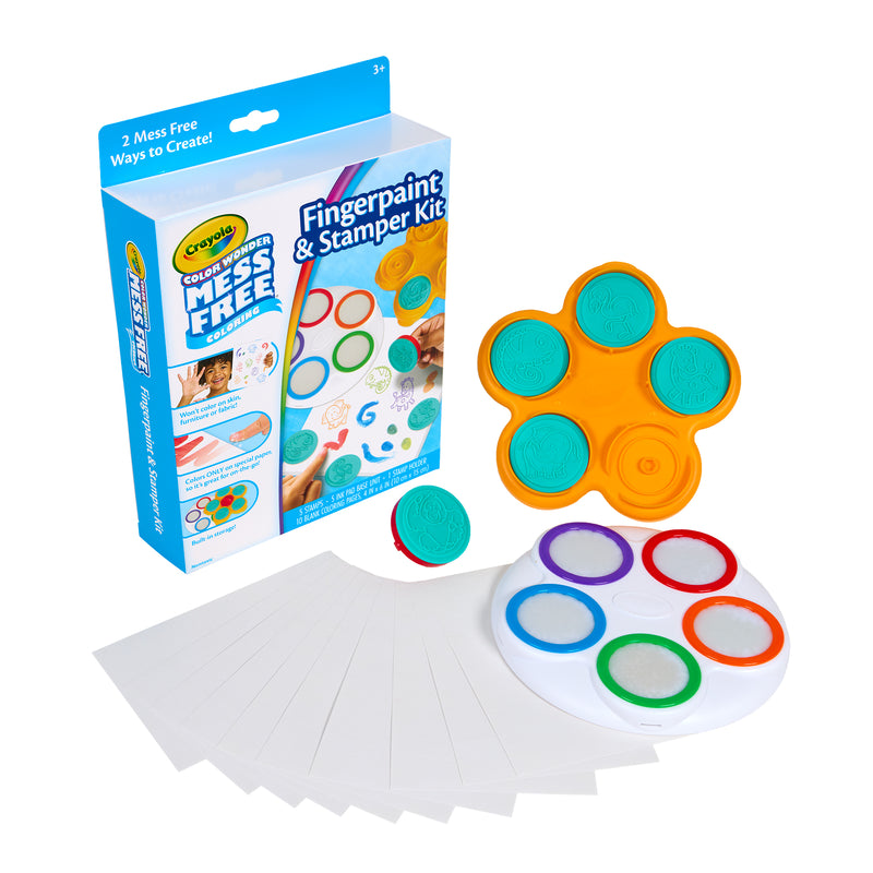 Color Wonder Fingerpaint Stamper Kt
