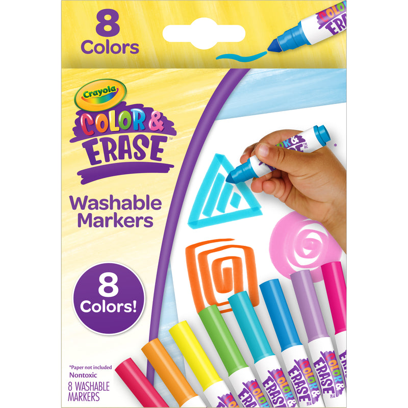 Crayola Color & Erase 8ct Markers