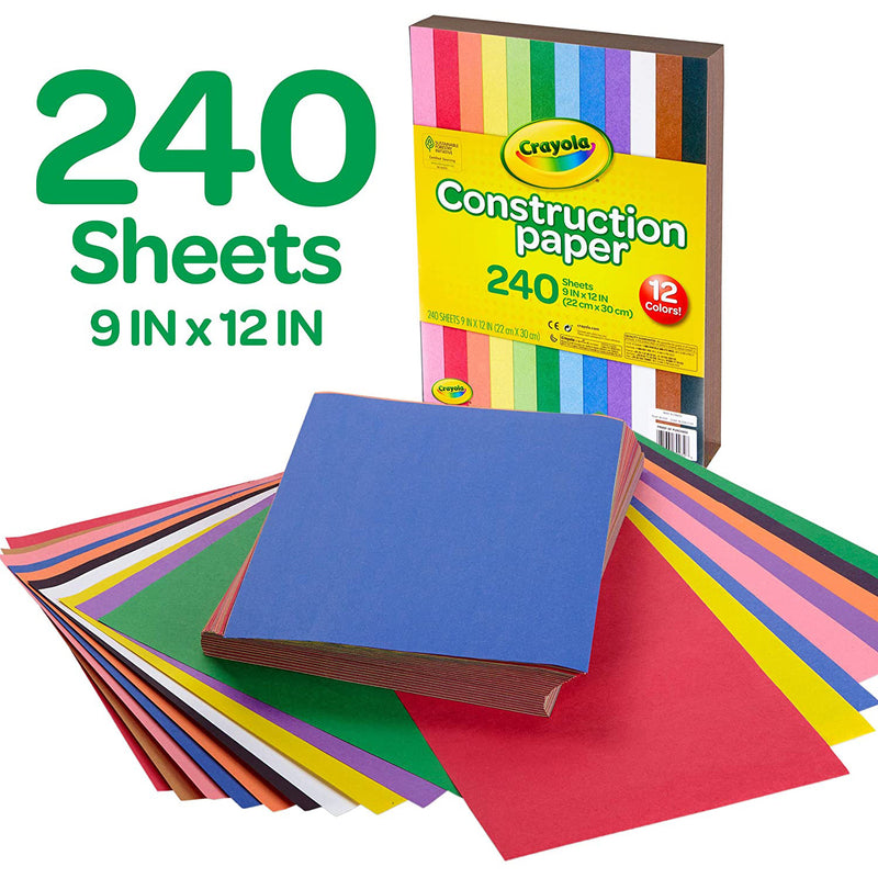 Crayola 240 Ct Construction Paper