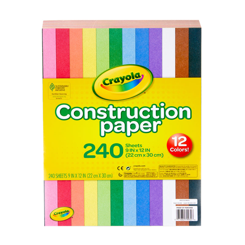 Crayola 240 Ct Construction Paper