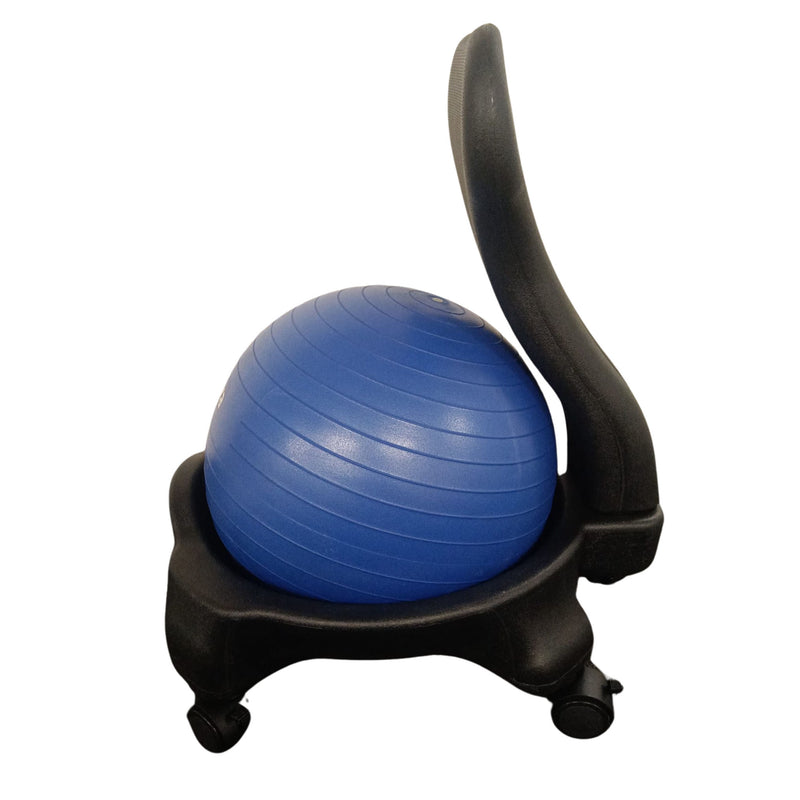 Stability Ball Chair, Child, Black/Blue