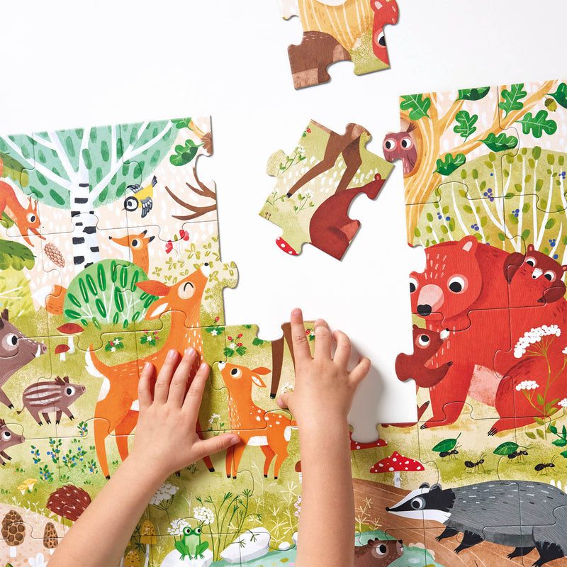 Wild Jumbo Puzzle Forest Animals