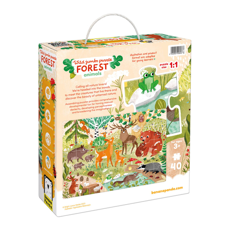 Wild Jumbo Puzzle Forest Animals